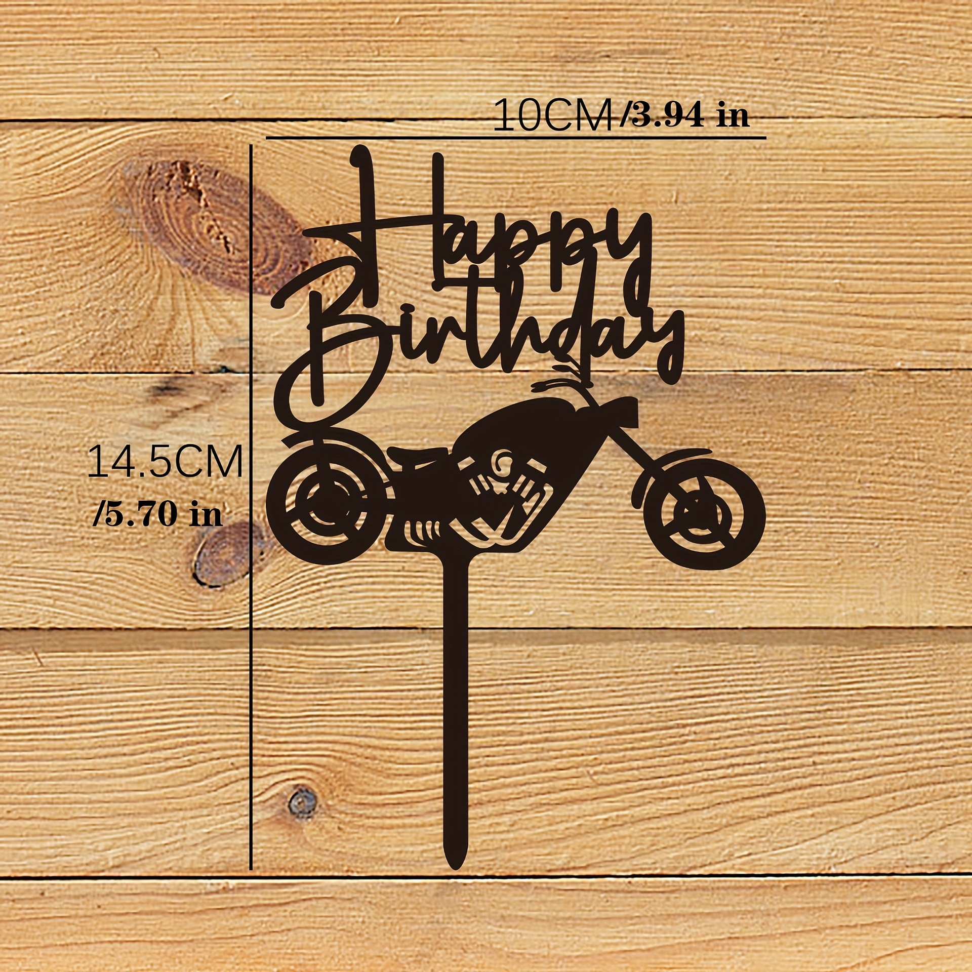 Birthday Cake Decorated with Motorcycle and Red Stars Stock Photo - Image  of decoration, element: 48447138