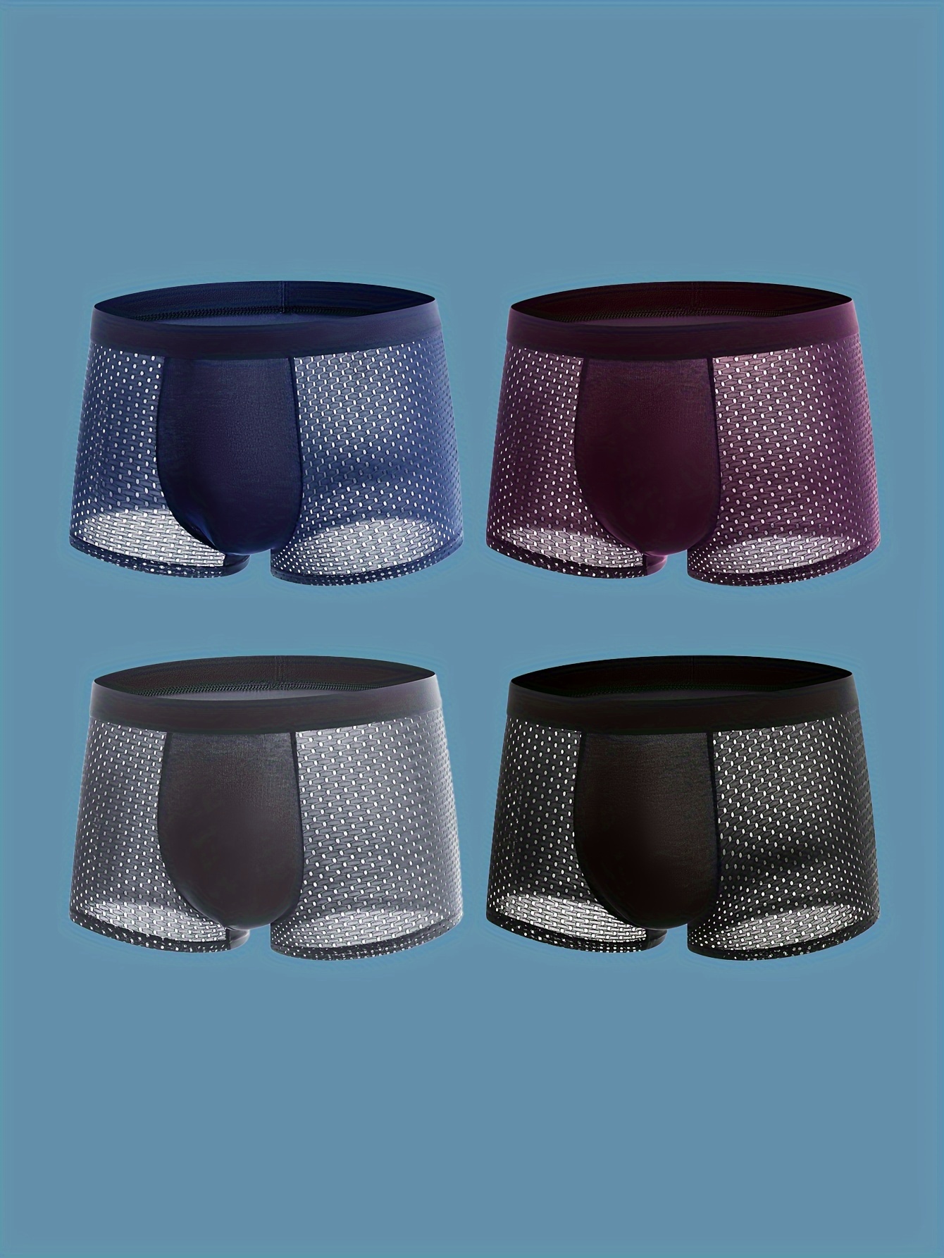 Mens Breathable Underwear - Temu