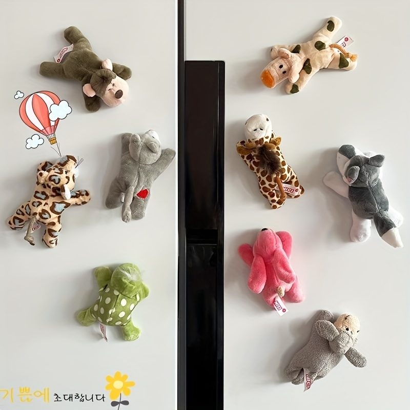 Novelty Animals Wooden Cartoon Fridge Magnet Sticker Cute - Temu