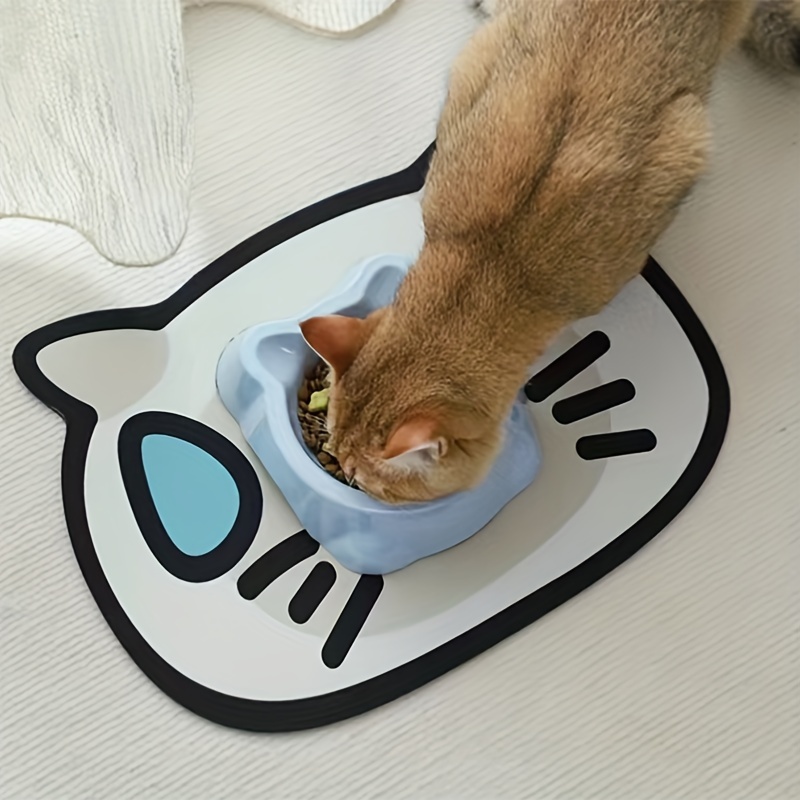 Cartoon Cats Pet Food Mat