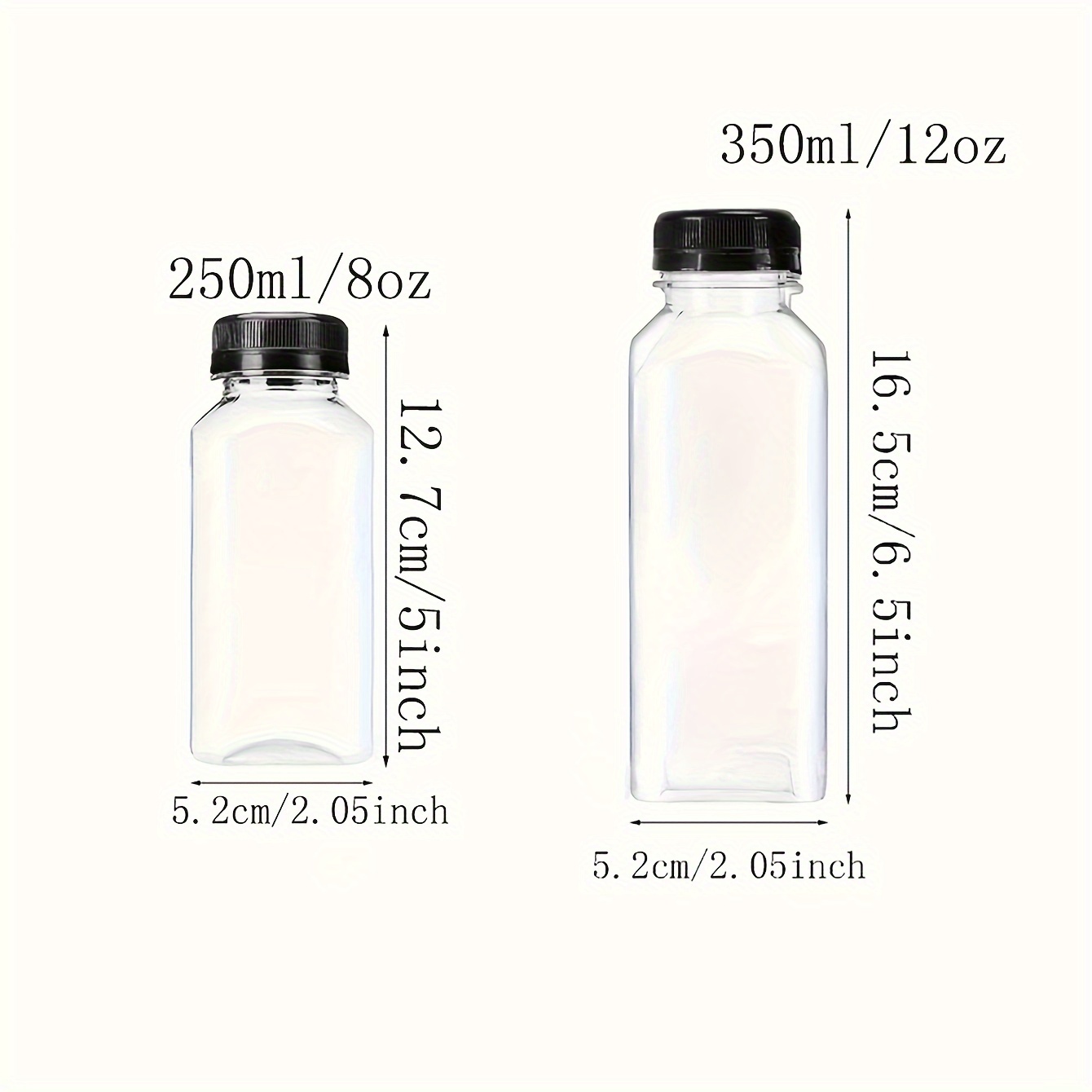 Glass Juice Bottles with Lids