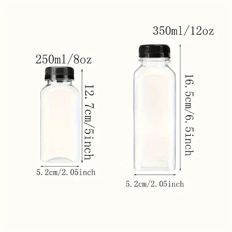 Plastic Juice Bottles With juice Containers With Lids - Temu