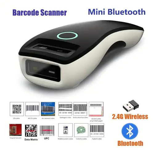 Portable 1D Laser BT Scanner De Codes barres Sans Fil - Temu Belgium
