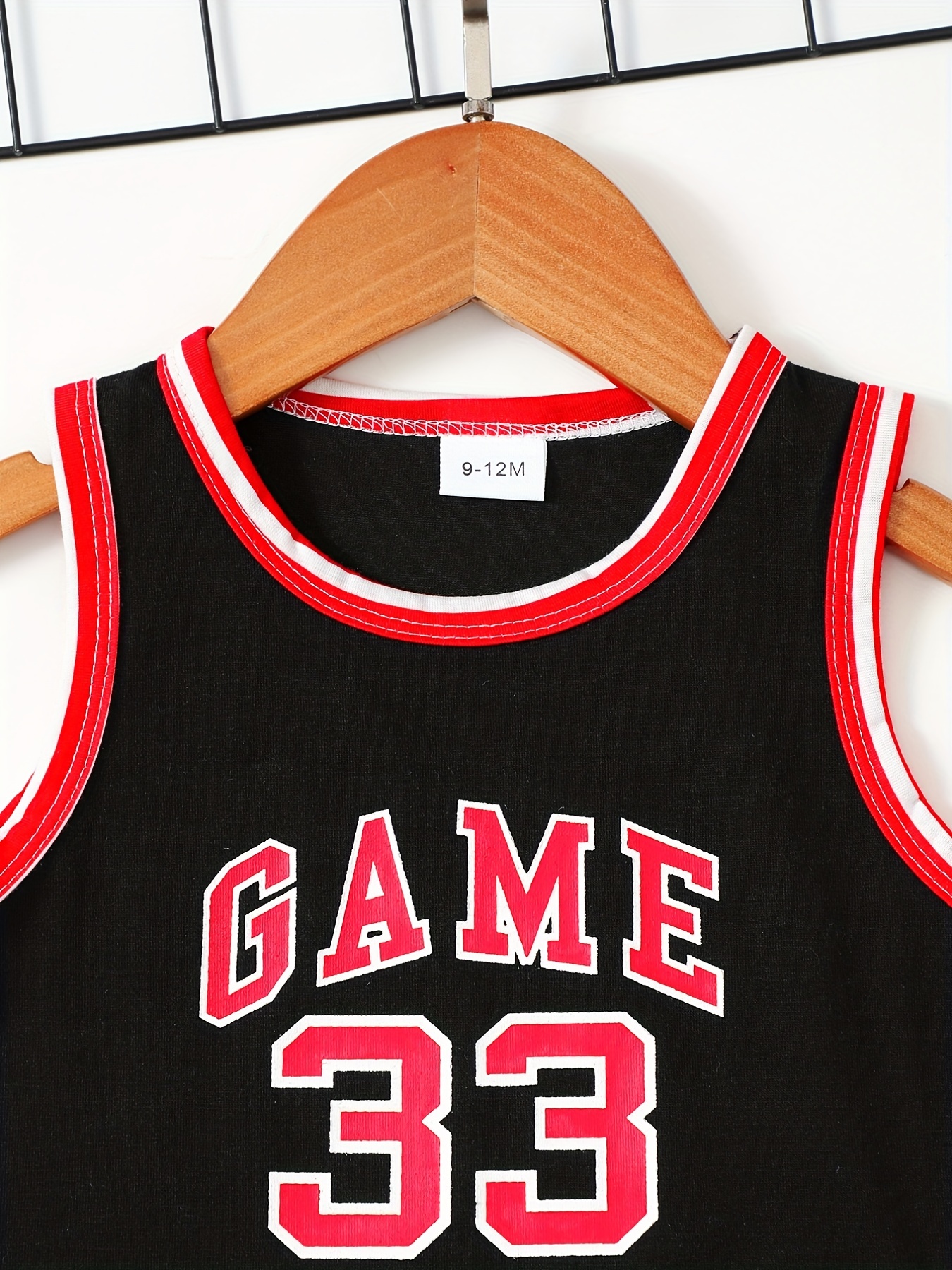  Toddler Baby Boys Summer Basketball Jersey Outfits
