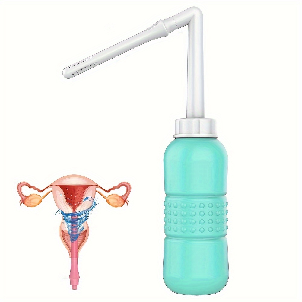 2Pcs Vaginal Cleaning Tool Anal Douche Bottle Postpartum Essentials Manual  Douche Irrigator 