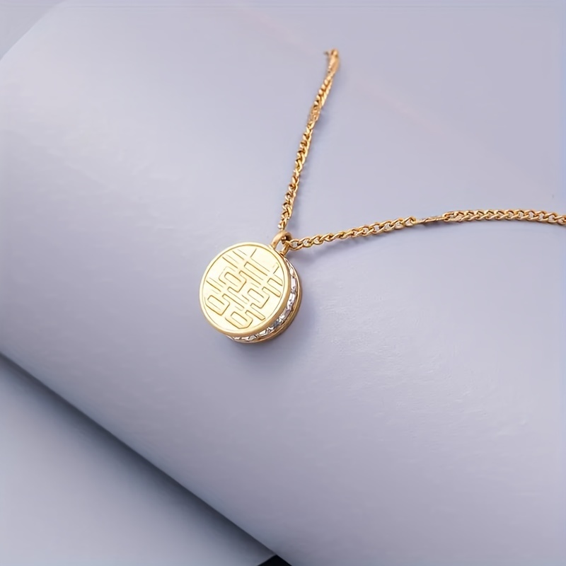 Golden Plated Monogram Copper Bracelet Necklace Fashion Colorful Cloud  Chain Jewelry Set For Men - Temu