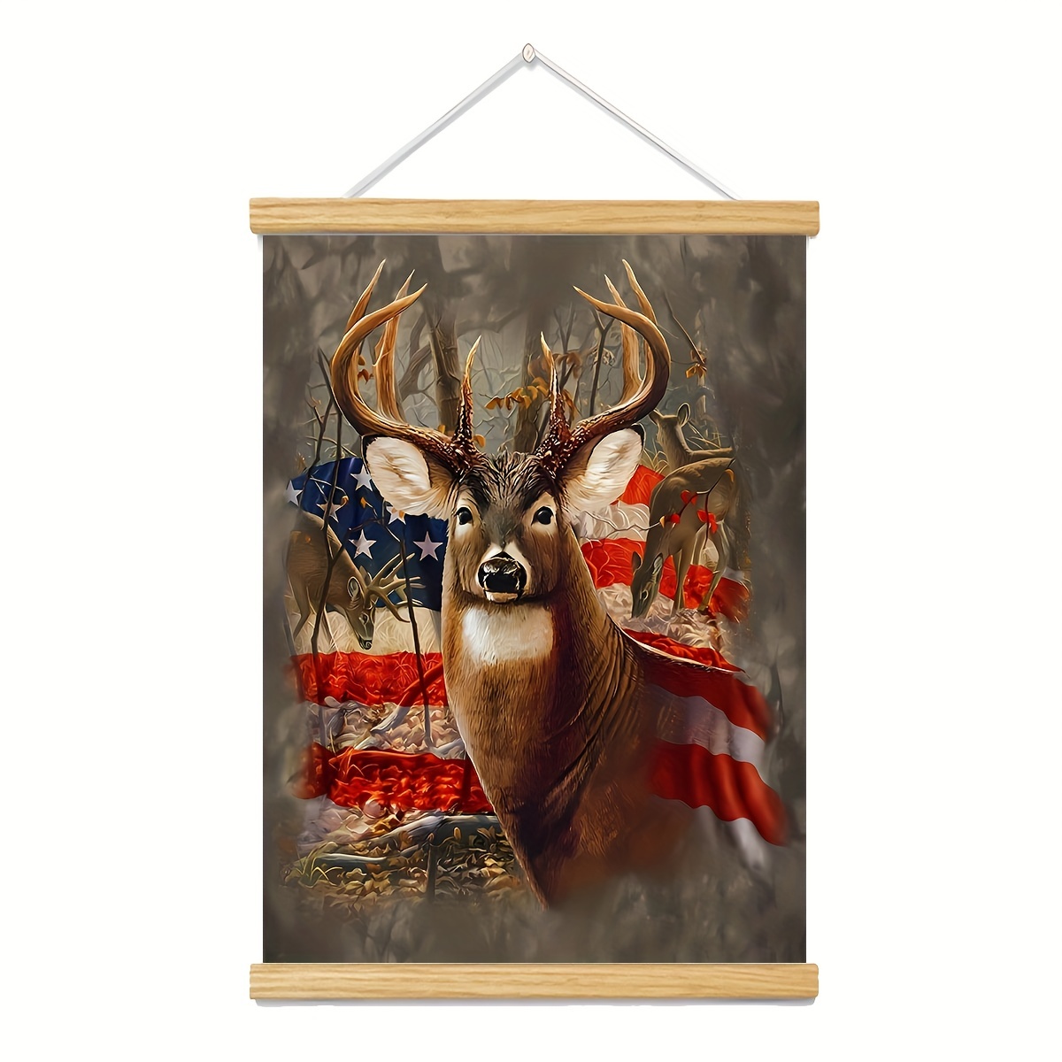  Mimik Deer Diamond Painting,Paint by Diamonds for Adults,  Diamond Art with Accessories & Tools,Wall Decoration Crafts,Relaxation and  Home Wall Decor 8x12 Inch