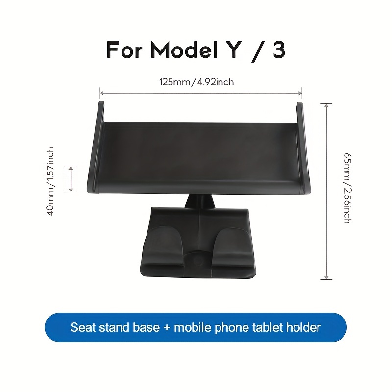 Rücksitz-telefonhalter, Für Model 3 Model Y 360° Drehbarer  Halterungsständer, Für Tablet Pc Ipad Mini Mobile Modifikationszubehör -  Auto - Temu