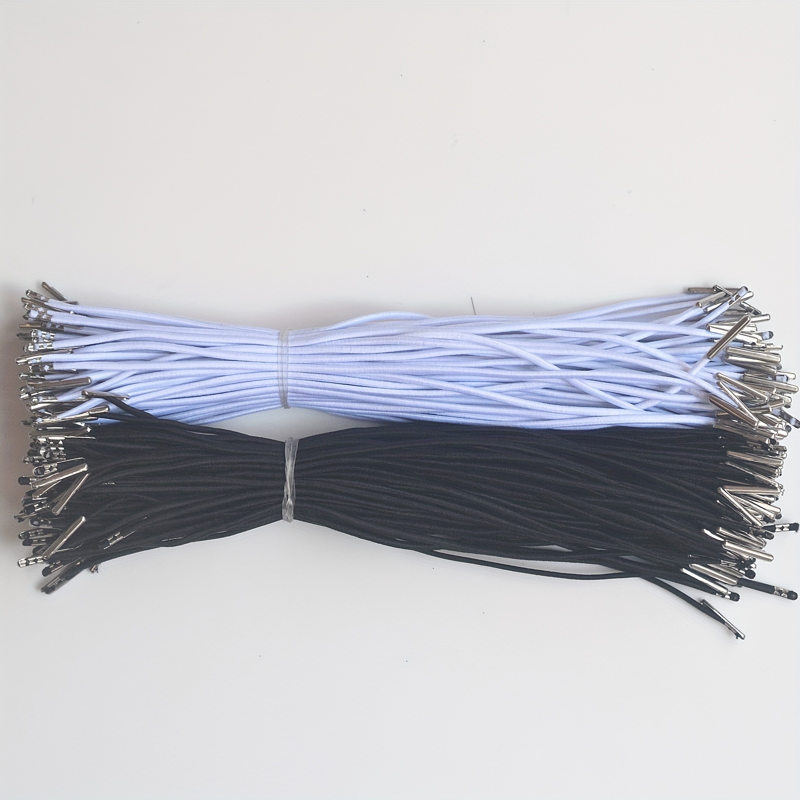 Round Elastic Cord, with Fibre Outside and Rubber Inside, for