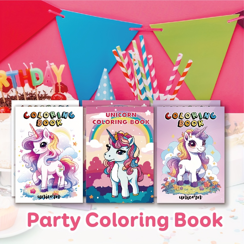 Bulk Unicorn Coloring Books For Kids Ages 4-8, 2-4, 8-12, Small Coloring  Books For Kids, Kids Birthday Party Favors Gifts Classroom Activity  Supplies, Mini Coloring Books - Temu