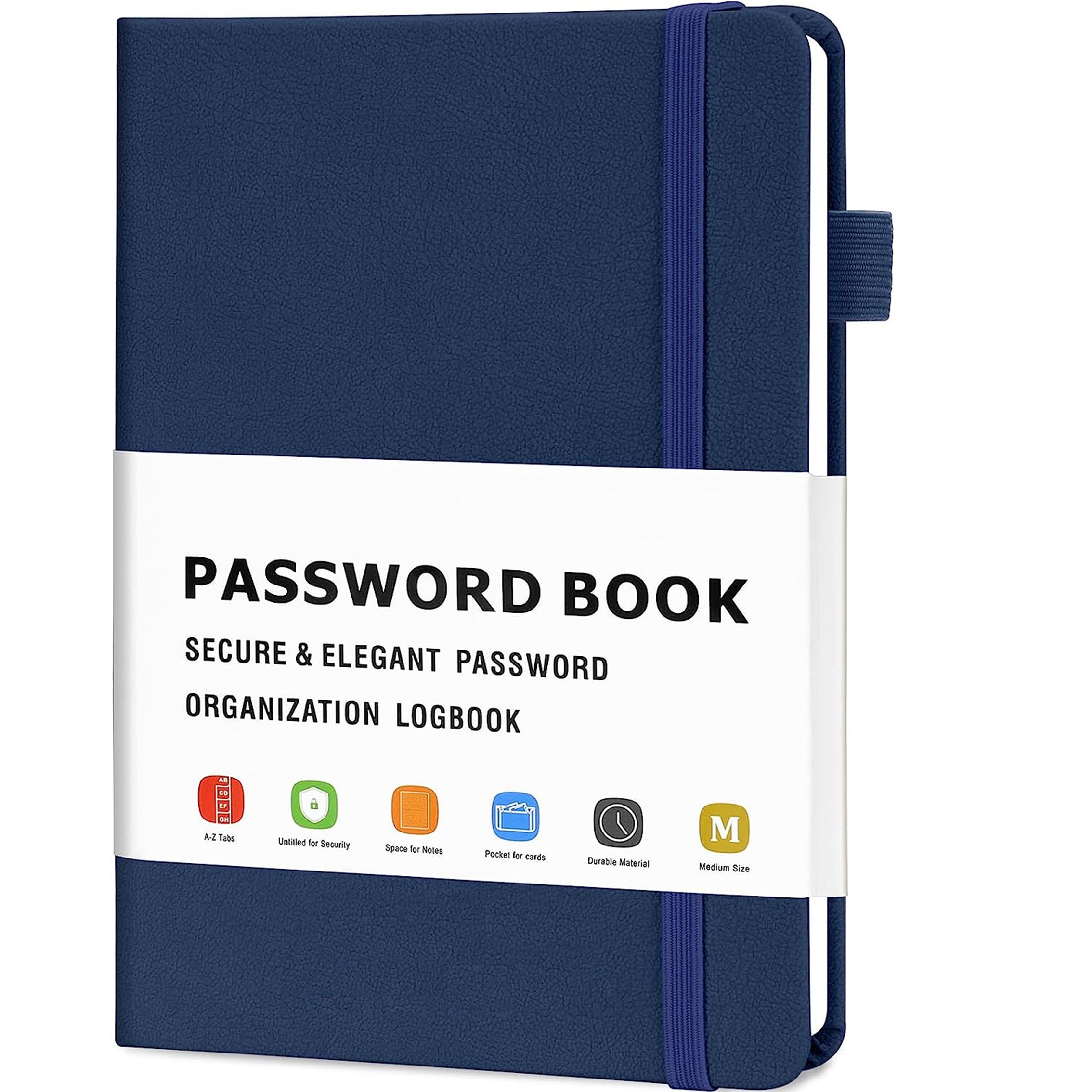 Quaderno Password Tascabile: Piccolo organizzatore del registro delle  password con ordine alfabetico delle pagine (Italian Edition)