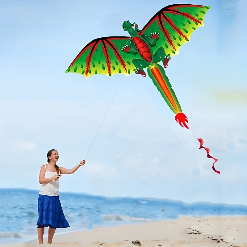 Cerf-volant Dragon chinois de dessin animé Weifang, 1 pièce, 7m(23 pieds)  /5m(16,4 pieds), nouveau, 16,4 pieds - Temu France