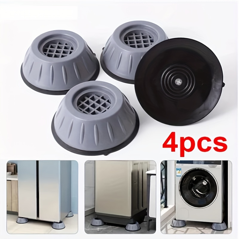 4pcs Anti Vibration Feet Pads Rubber Mat Anti-slip Silent Universal Washing  Machine Refrigerator Support Dampers Stand