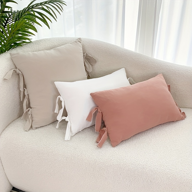 Thickened Tassel Macrame Decorative Macrame Pillow Cover - Temu