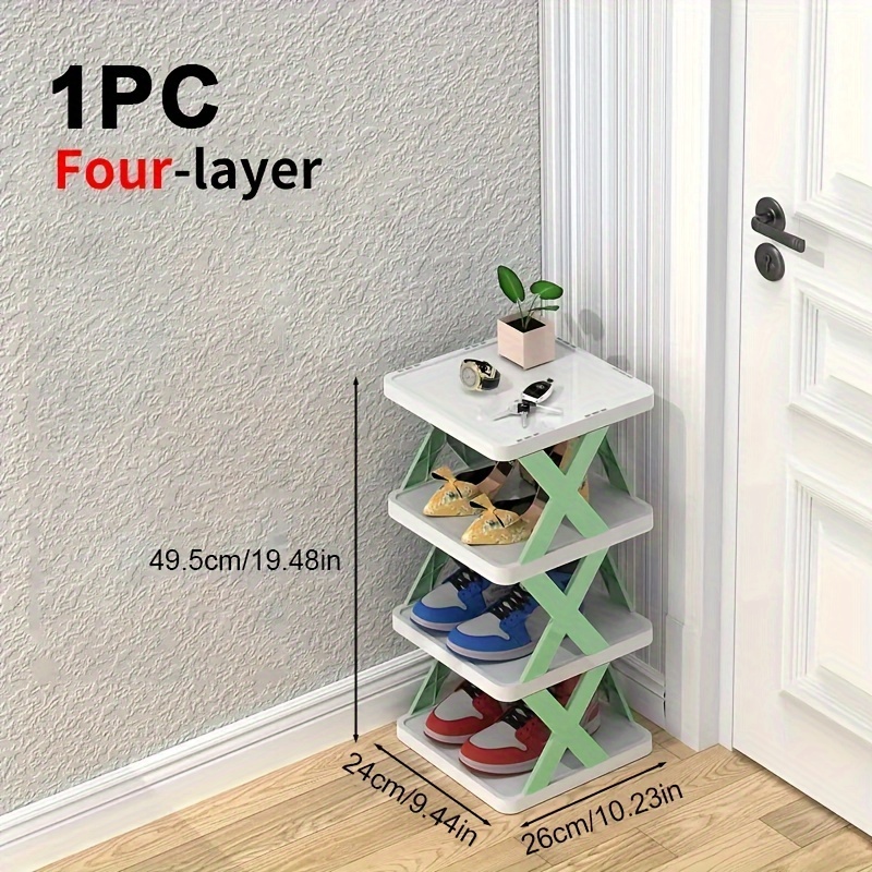 Plastic Multi-layer Simple Shoe Rack Living Room Entryway Space