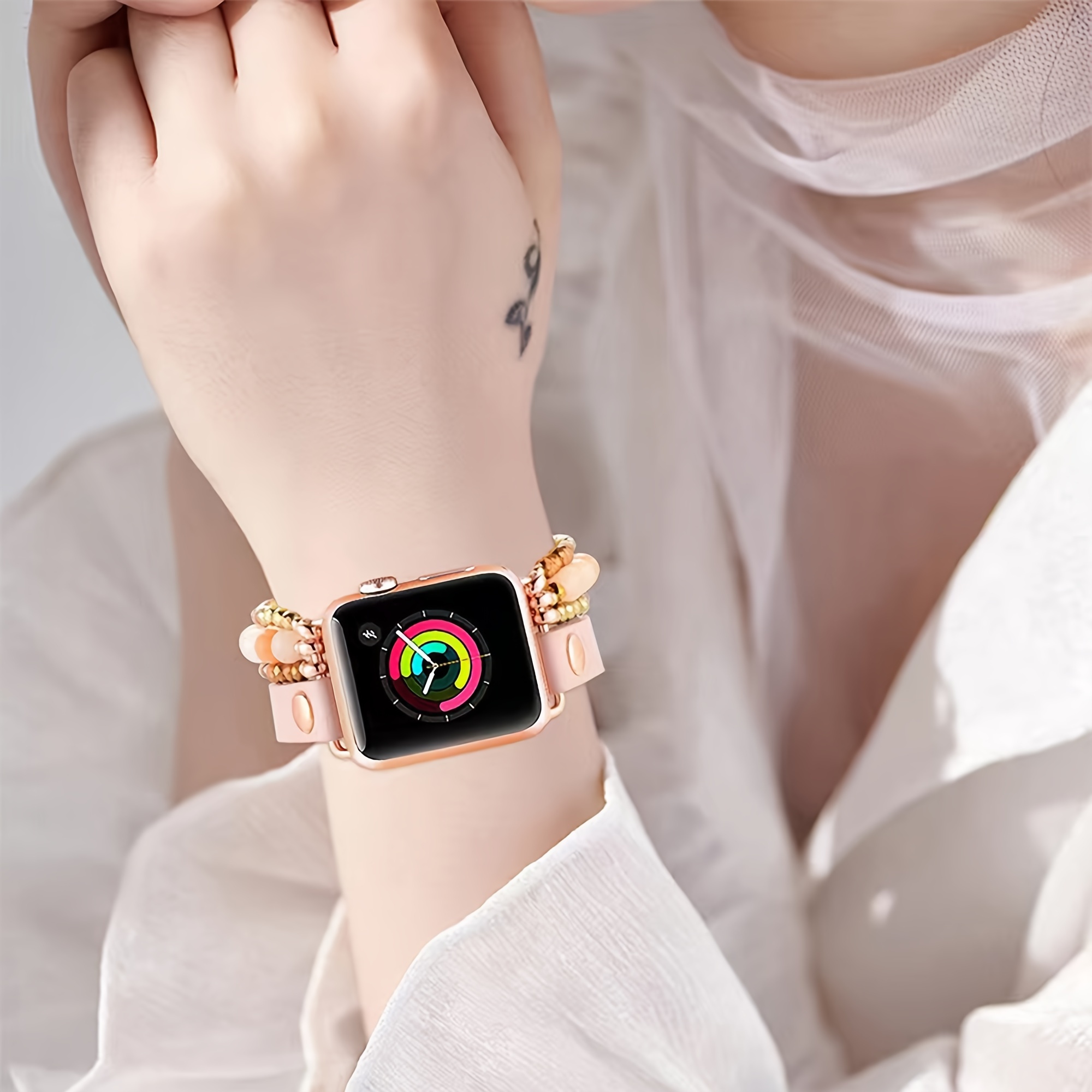 Correas Para Relojes De Mujer Pulseras Cuero Reloj Apple Watch Brazalete  Bandas