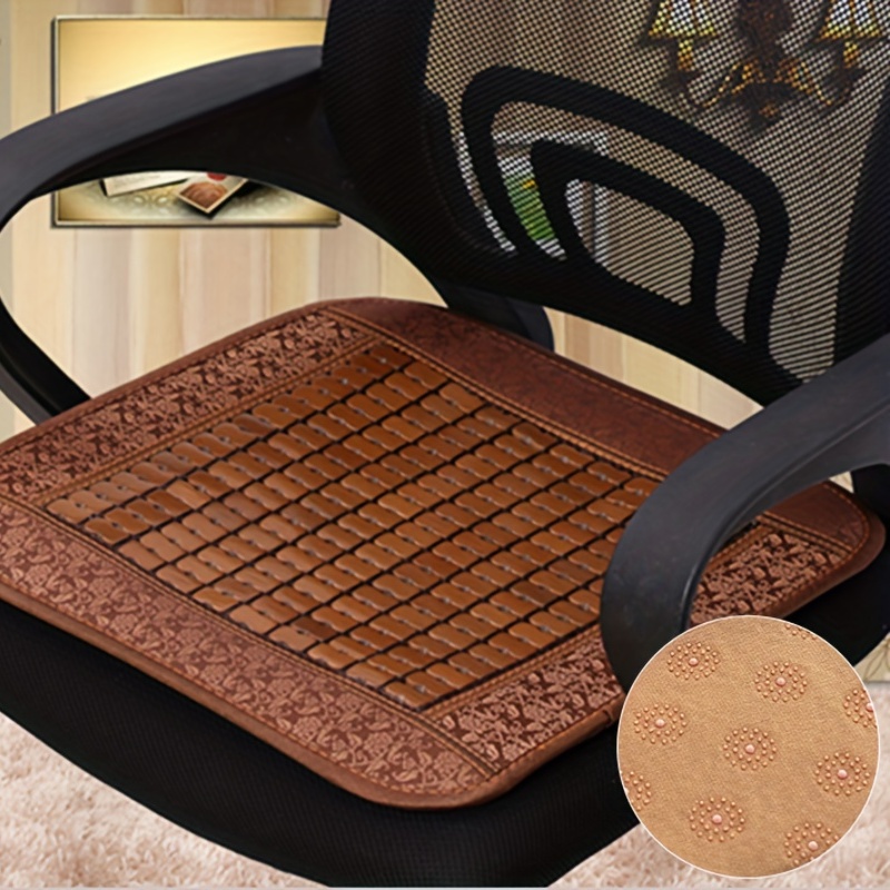 Breathable Summer Car Seat Cool Cushion Breathable Bamboo Chair Cover Pad  Home Office Chair Cooling Mat Summer