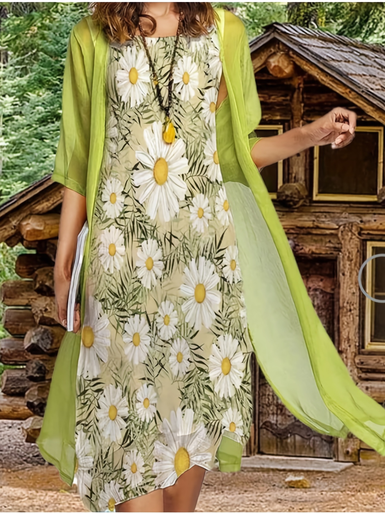 Plus Size Elegant Outfits Set Women's Plus Floral Print One - Temu Canada