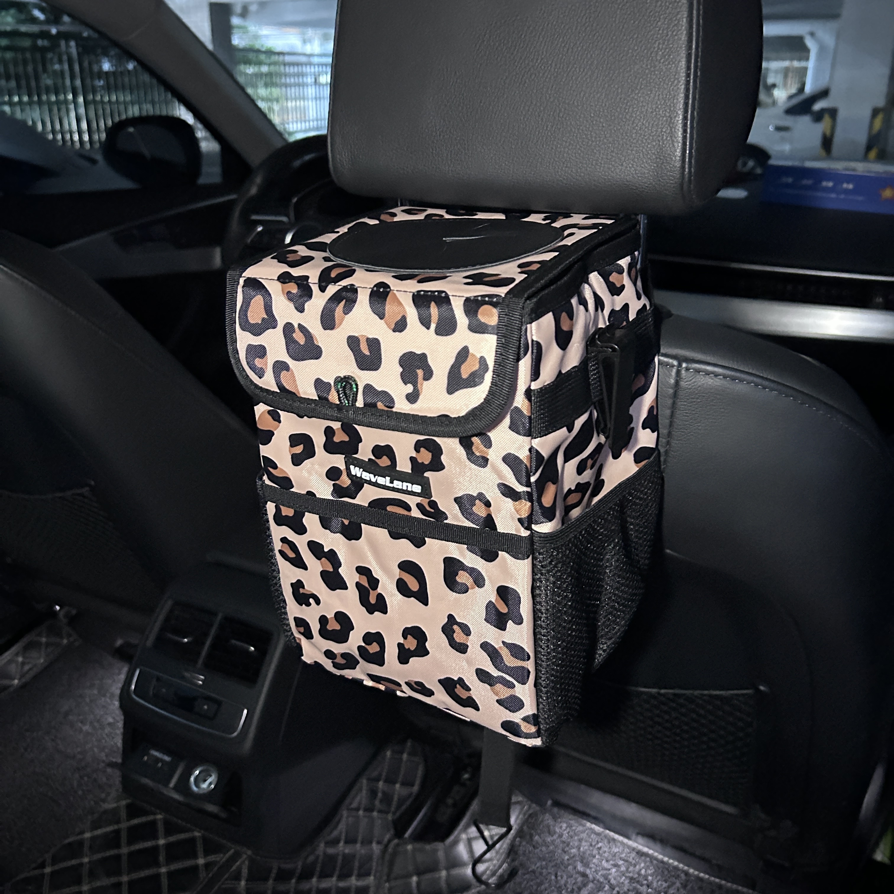 Car Seat Protector with Garbage Trash Can - Waterproof Car Seat