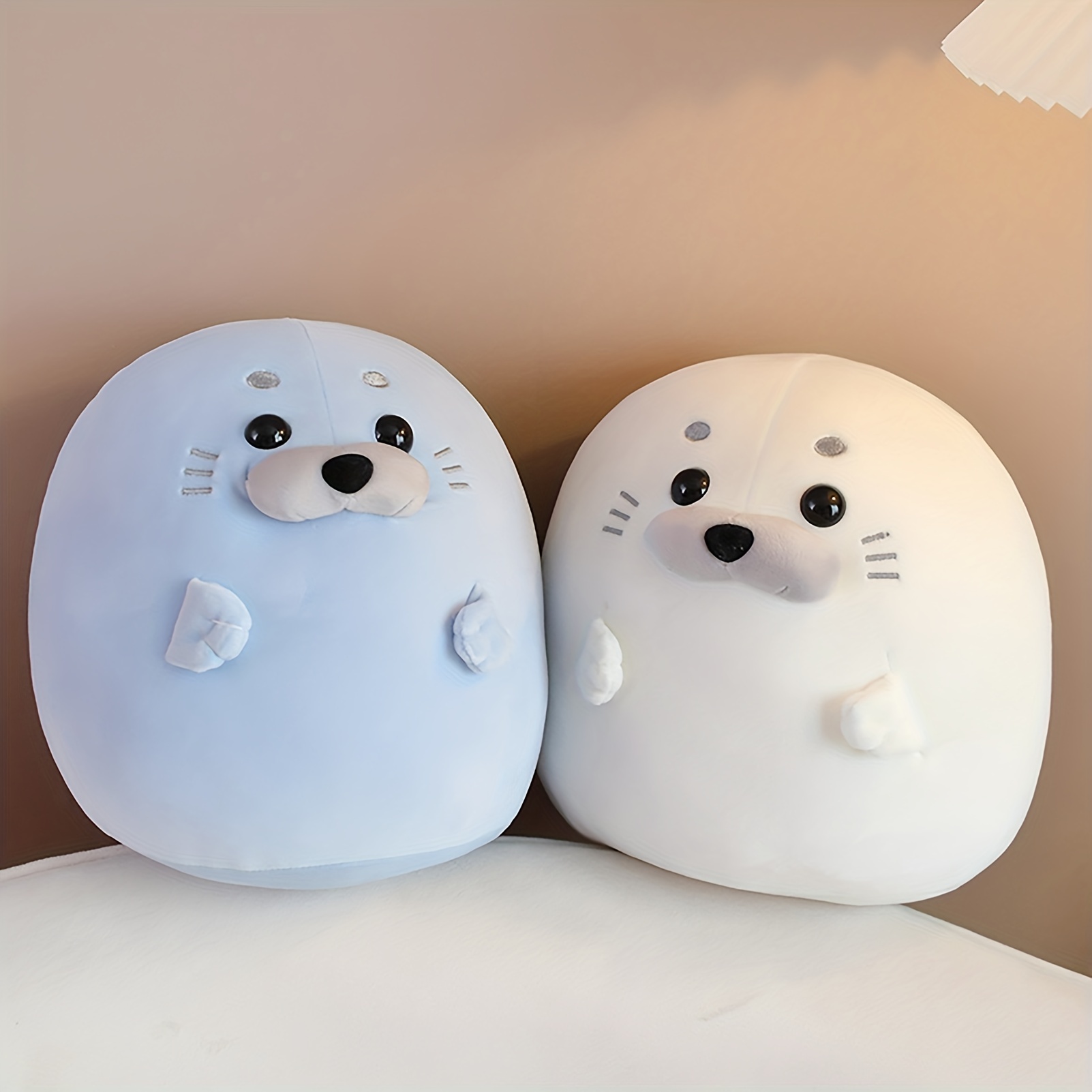 

30cm/11.81in Super Soft Seal Plush Chubby Snuggle Seal Sea Animal Plush Pillow Cuddly Gift For Kids Children Baby Girls Boys Toddlers, Creative Plush Seal Decoration