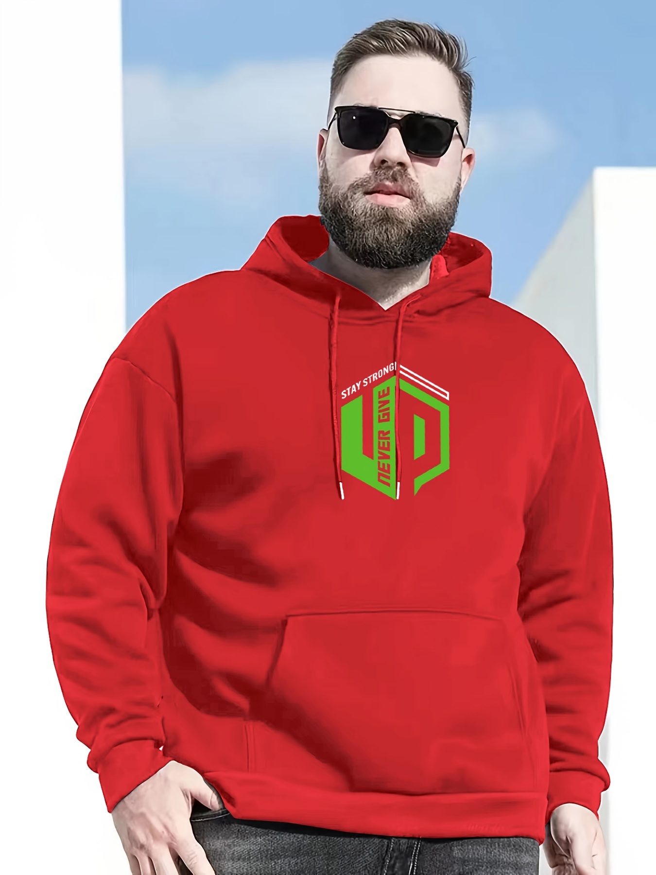 Graphic Hoodie (big & Tall) - Green