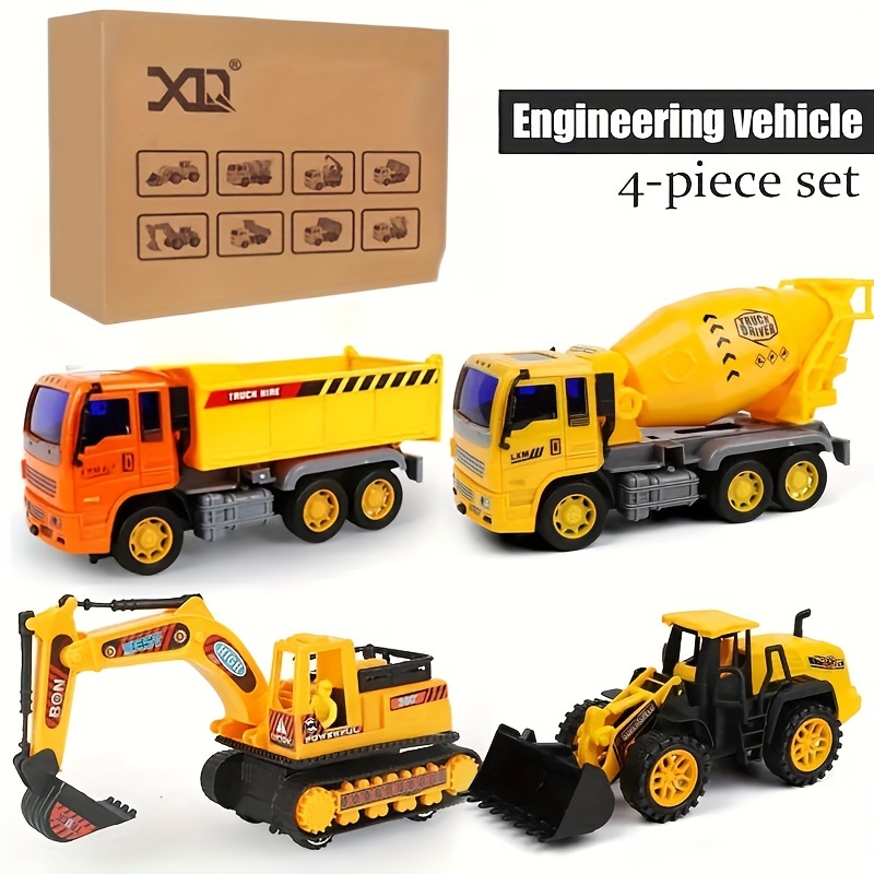 Kids Construction Trucks Vehicles Playset Construction - Temu Philippines