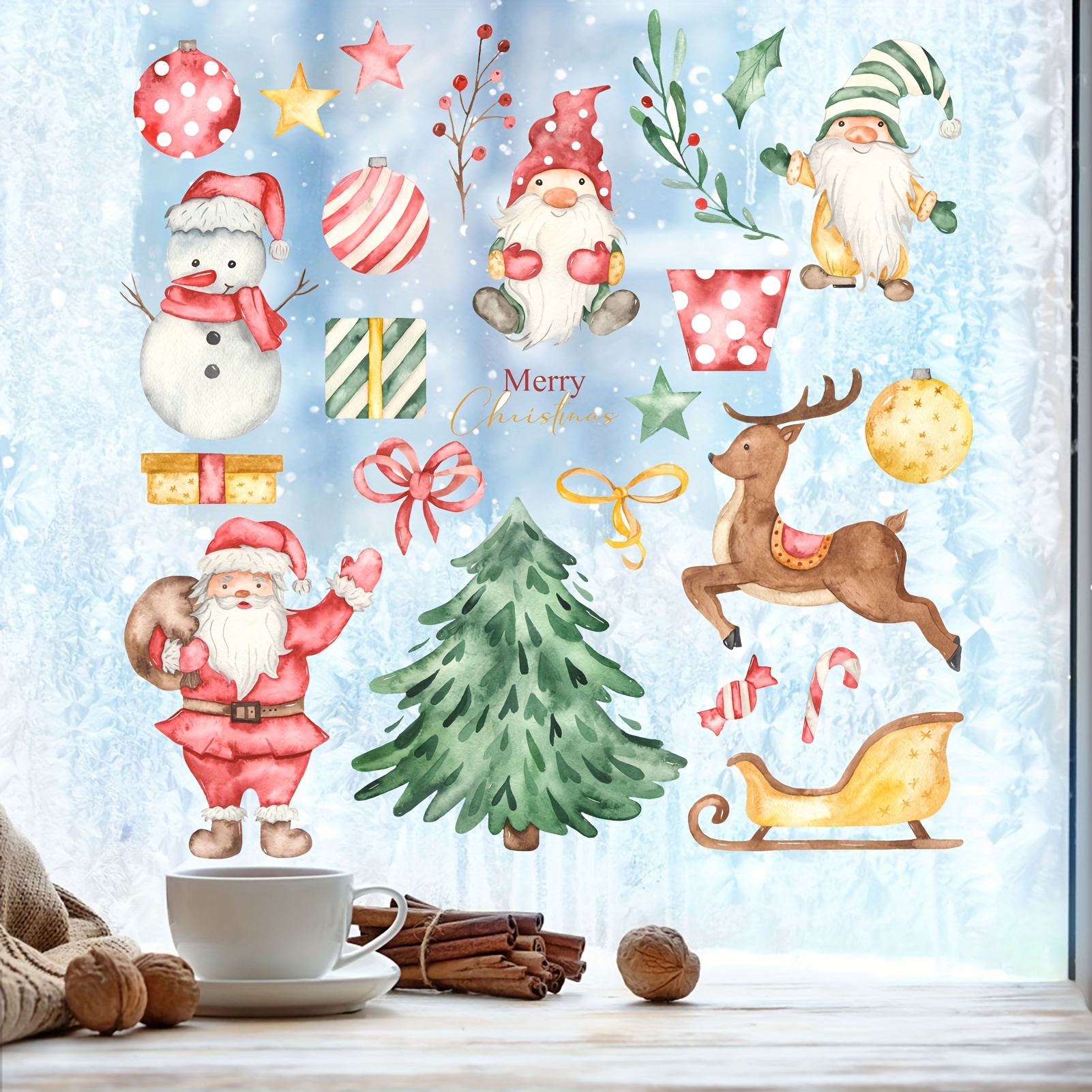 Christmas Series Christmas Tree Santa Claus Candy Reindeer - Temu