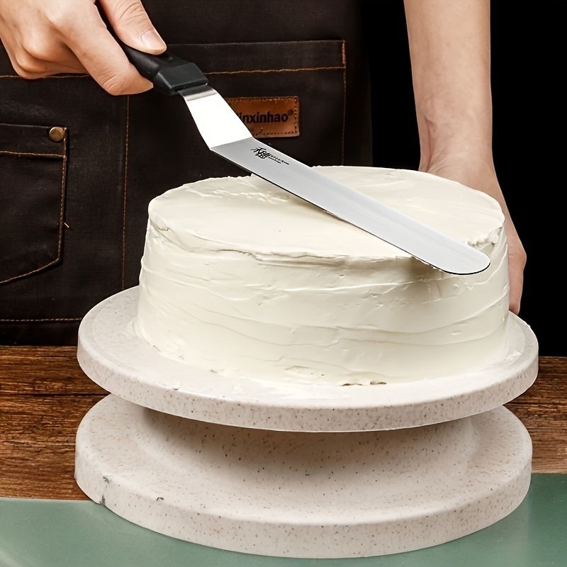 Cake Cream Spatula Stainless Steel Frosting Spatula Baking - Temu