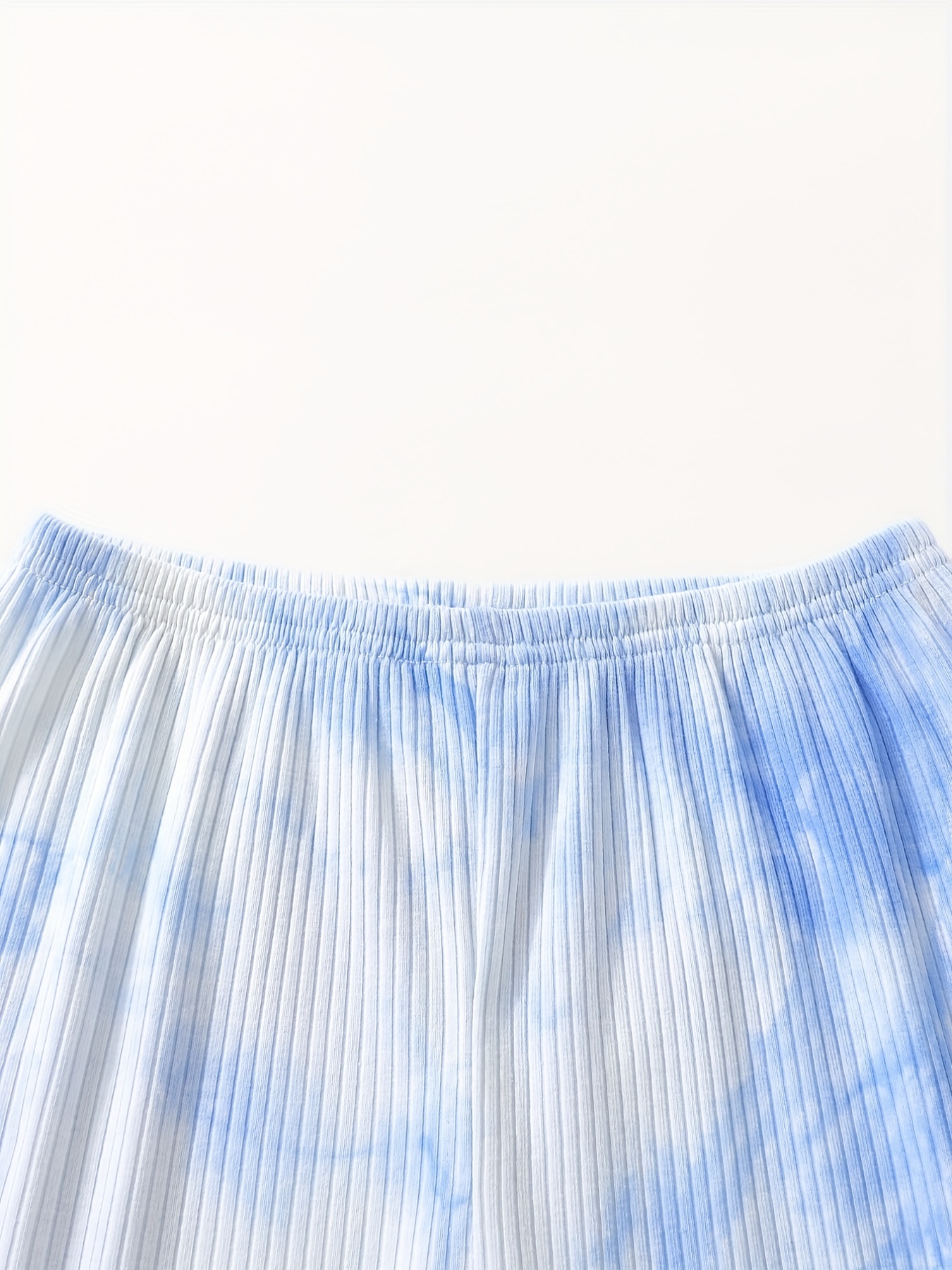 2pcs Girls Tie Dye Tank Top & Pants Set Summer Kids Clothes