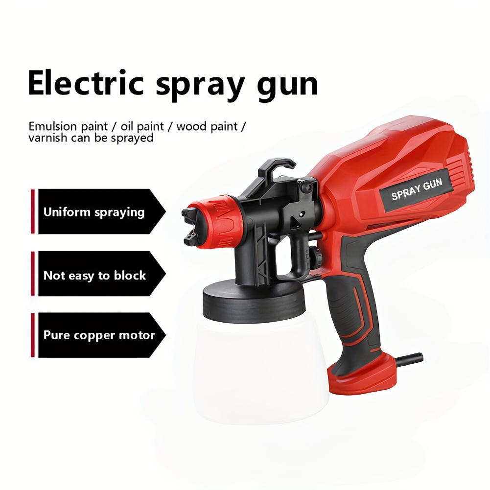 3 Nozzles Eu Plug 220v Easy-to-use Electric Paint Sprayer For Furniture,  Fence, Car, Bicycle, And Chair - Sprays Latex Paint With Ease And Cleanup -  Temu Germany