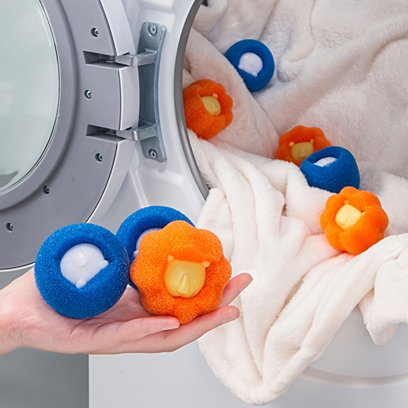 1/2/4pcs Pet Hair Remover Laundry Lint Catcher Washing Machine