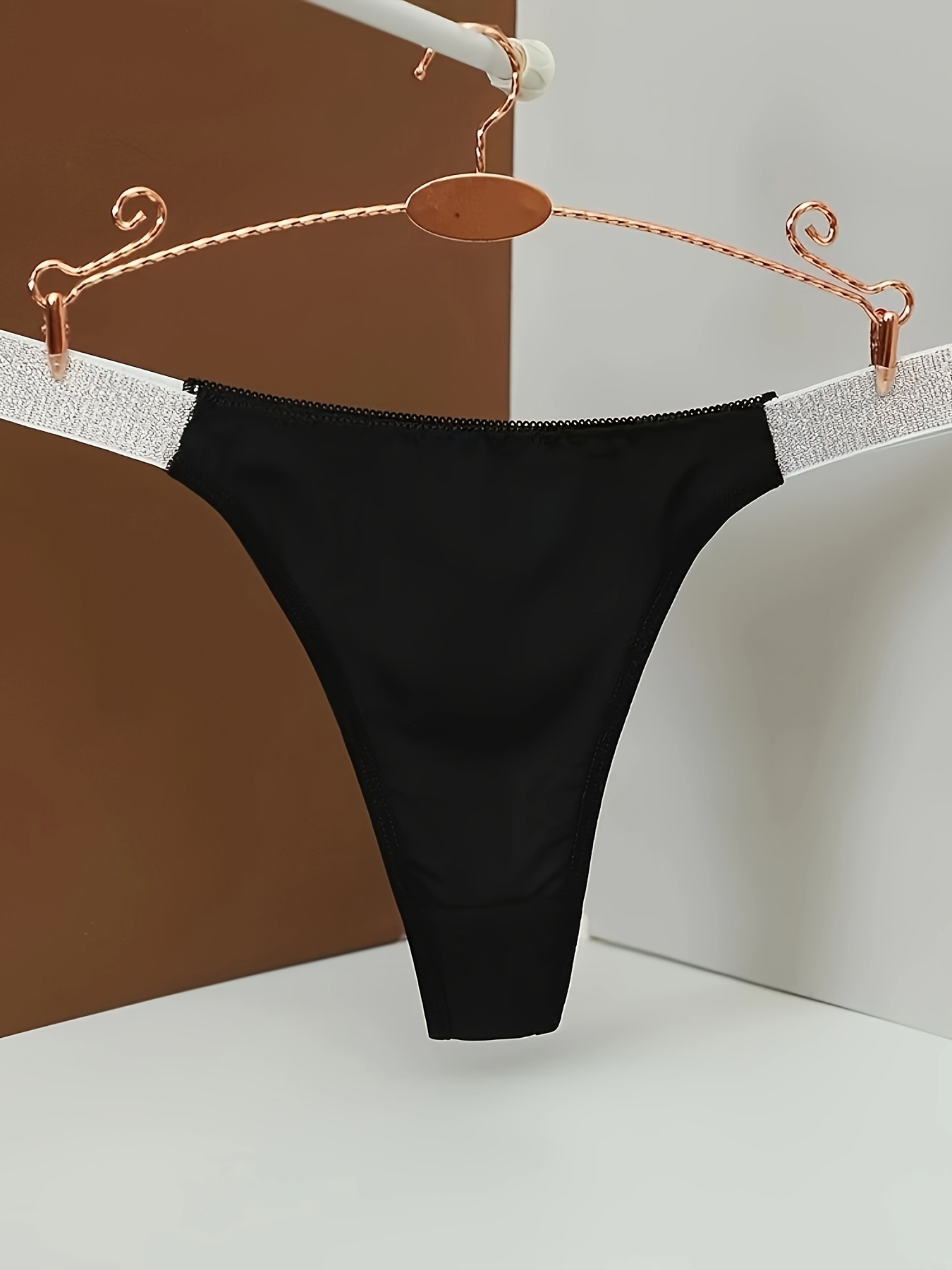 Tongs-Shop 1PC Men's Bikini Homme Sexy Lingerie Underwear Thong Men Briefs  Underpants G String T-Back Jockstrap Seamless Breathable