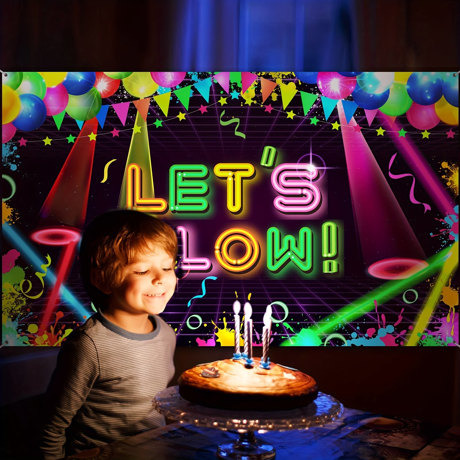 sweet 16 glow in the dark party ideas