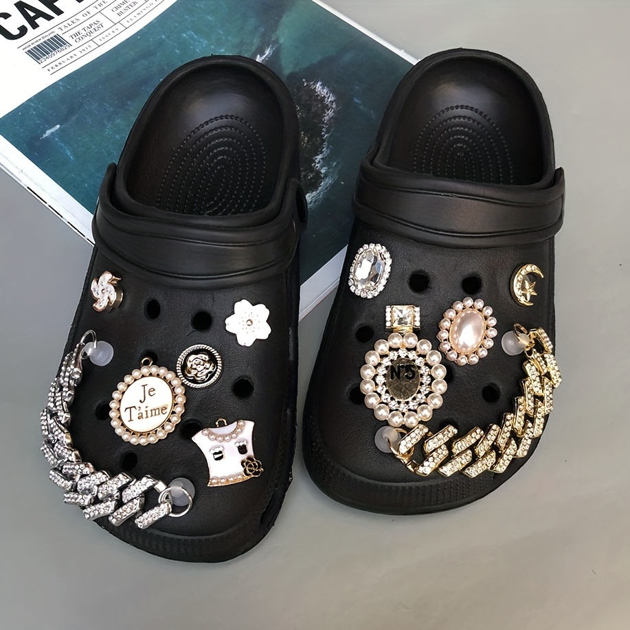 Bling Shoe Charms For Women Girls Shoe Decoration Charms For Clogs Slippers  Shoes Flower Shoe Decoration - Temu