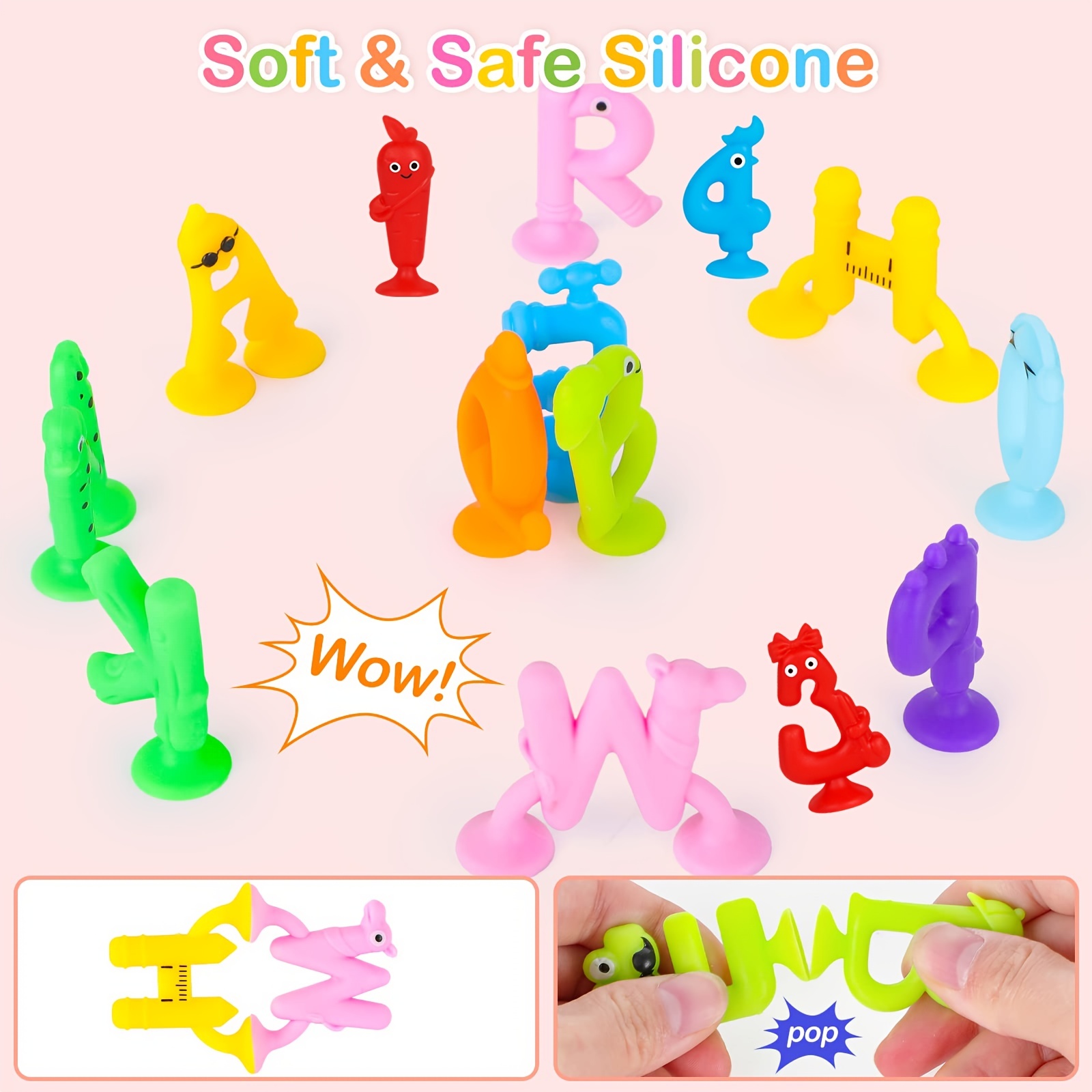 Suction Toys Bath Toy Family Game For Kids Toddlers - Temu