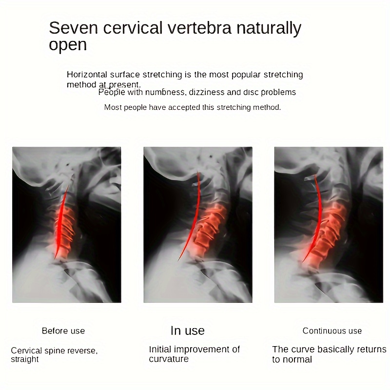 Eva Neck And Shoulder Relaxer C shape Cervical Traction - Temu