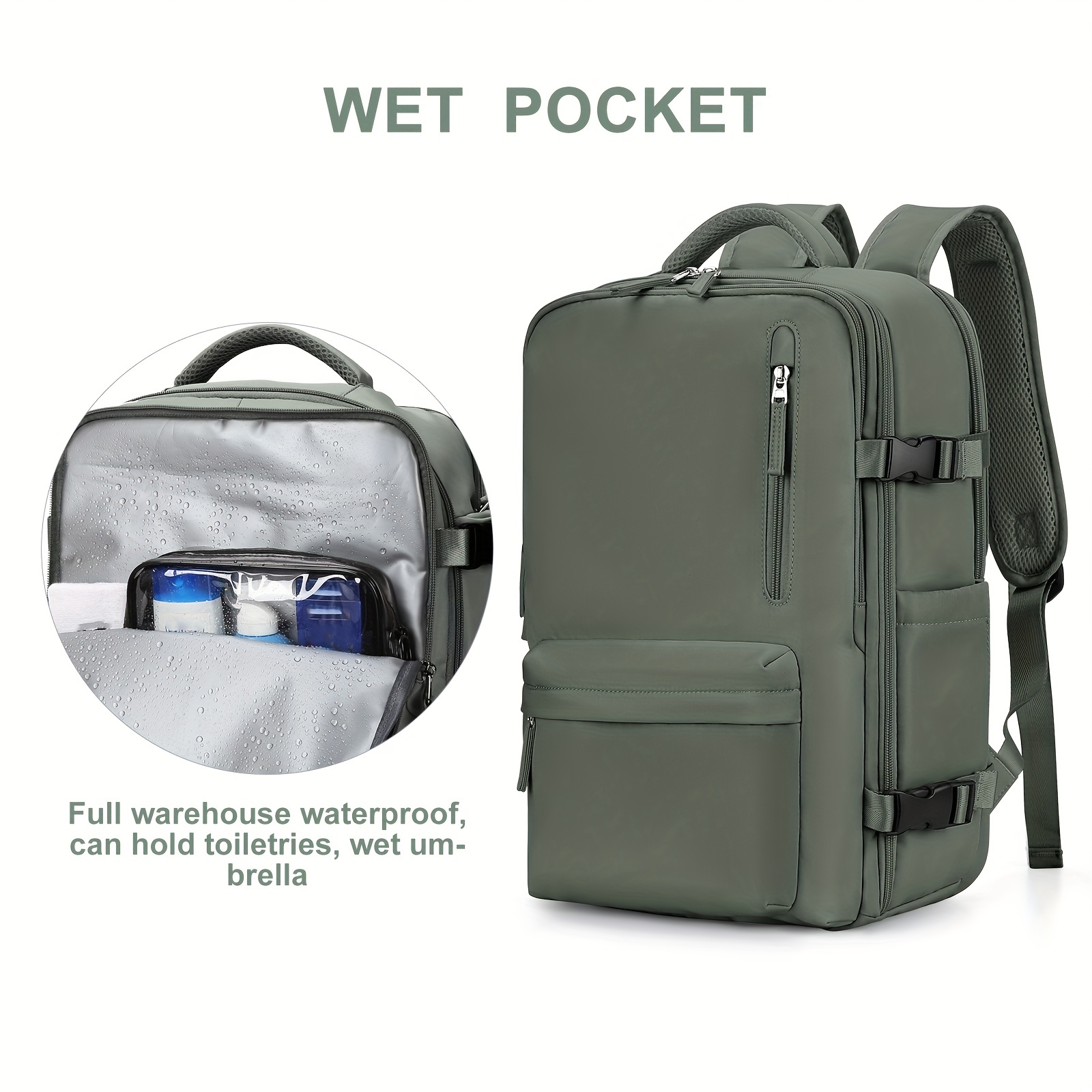 Large Capacity Travel Storage Backpack Lightweight Rucksack