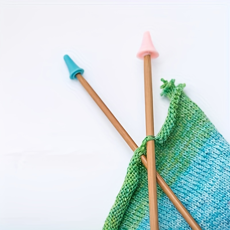Colorful Knit Knitting Needles Point Protectors 2 Sizes - Temu United Arab  Emirates