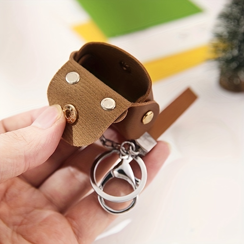 Solid Headphone Bag Portable Lightweight Keychain Bag