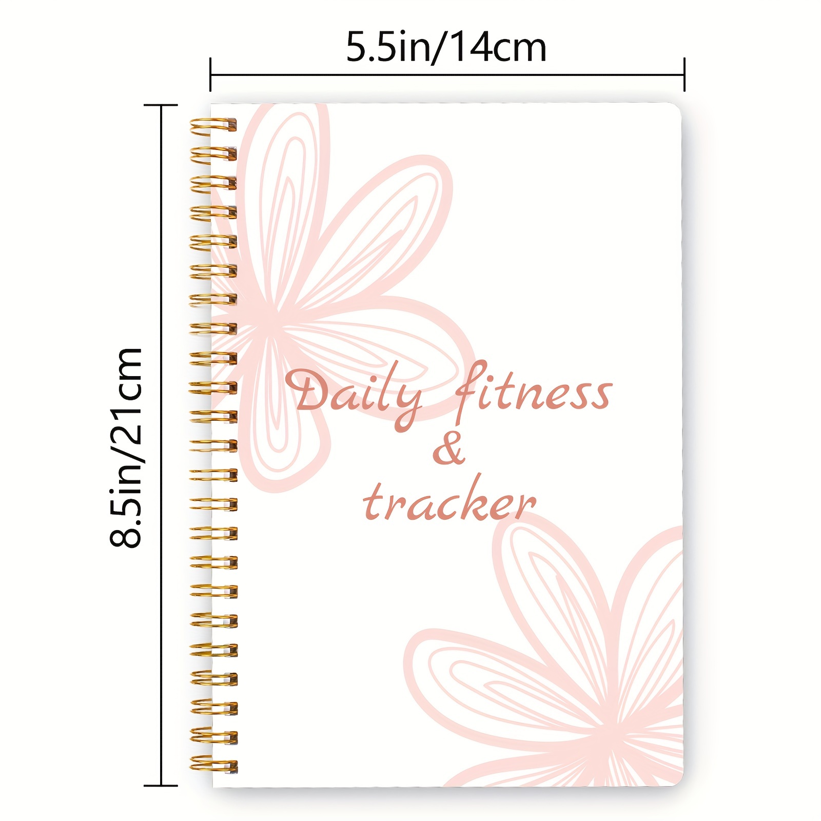 DAILY Fitness Planner, Weight Loss & Daily Workout Journal