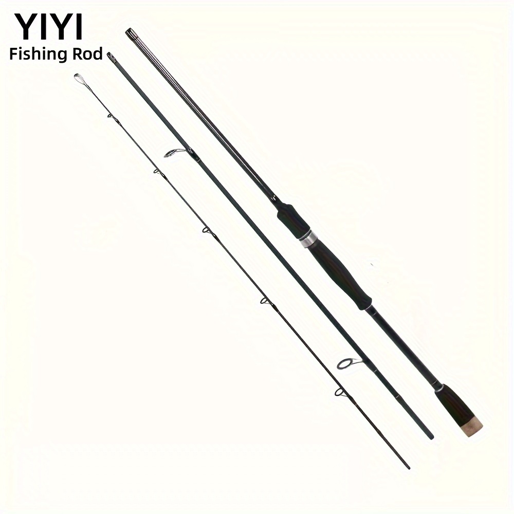 Ultralight Spinning Casting Fishing Rod Pole 4 Sections Carbon Fiber Fast  Travel