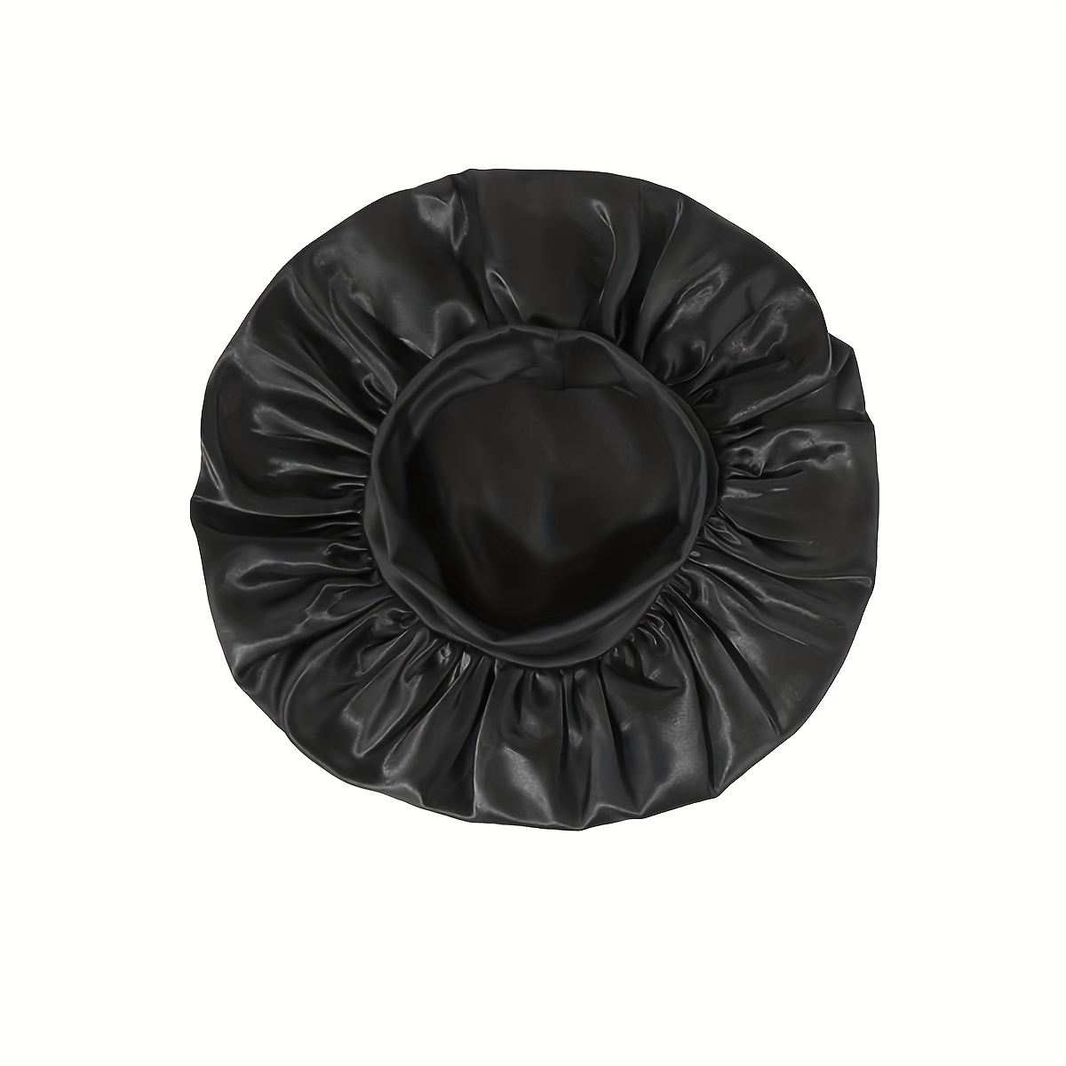 Satin Bonnet With Elastic Band For Curly Hair Soft And Comfortable Sleep  For Women Natural Hair Care And Protection Black And Wine Red Bathroom  Accessories - Beauty & Health - Temu