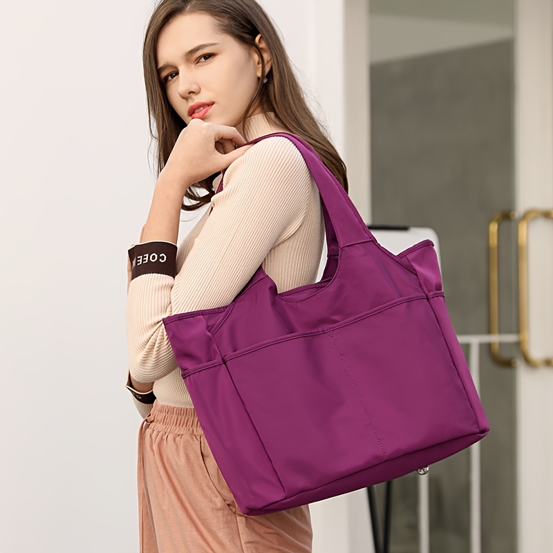Large Capacity Work Tote Bags for Women's Leather Big Purses and Handbags Ladies Waterproof Big Shoulder Commuter Bag