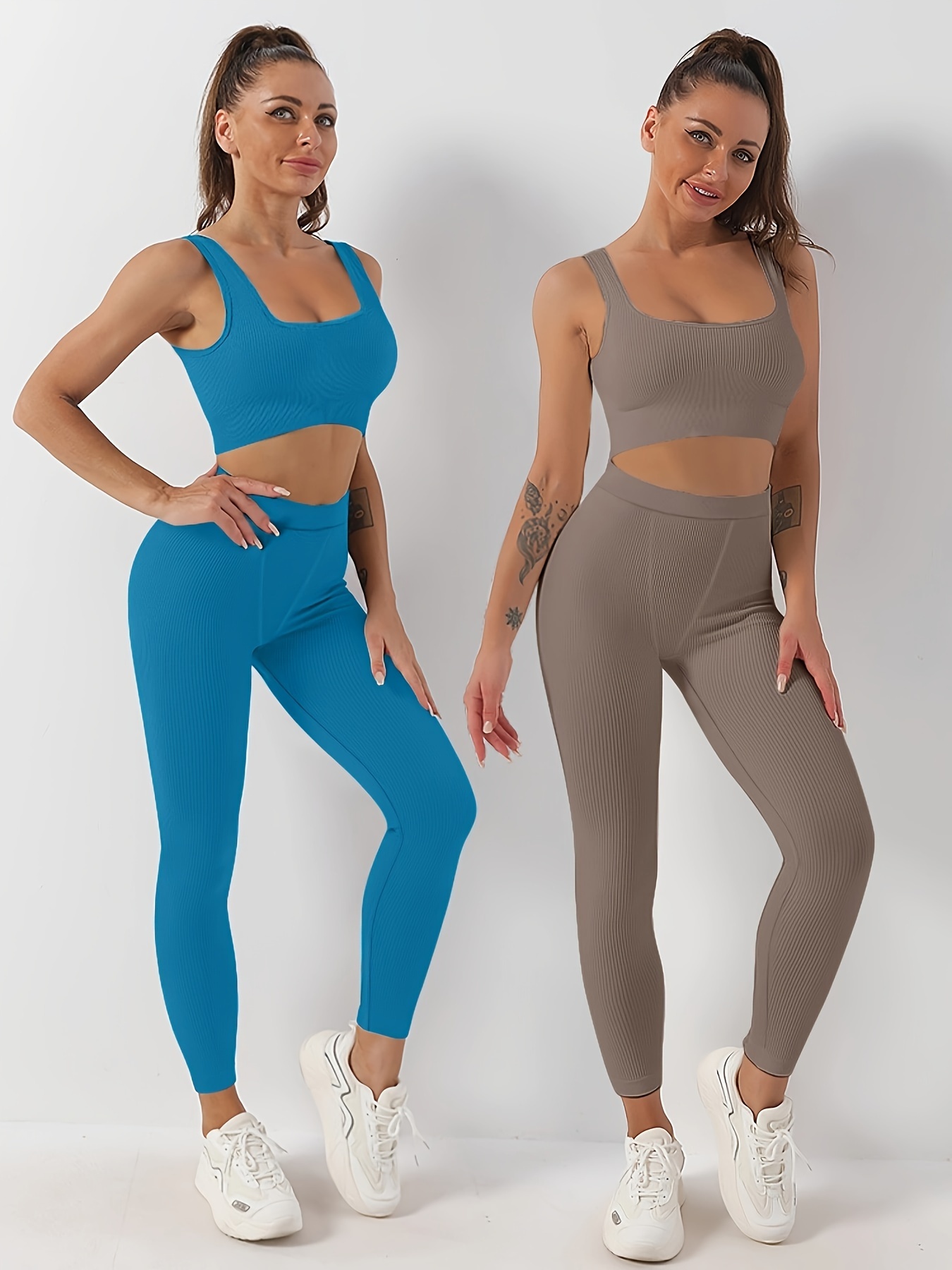 2023 Fashion Yoga Pants Yoga Set Leggings Suit Vest for Women Summer Tank  Top Yoga Tank