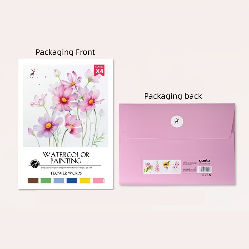 Watercolor Coloring Book Self contained Pigment - Temu