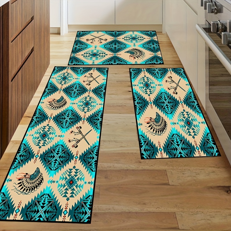 1pc Alfombra Cocina Puntos Coloridos Resistente Suciedad - Temu Chile