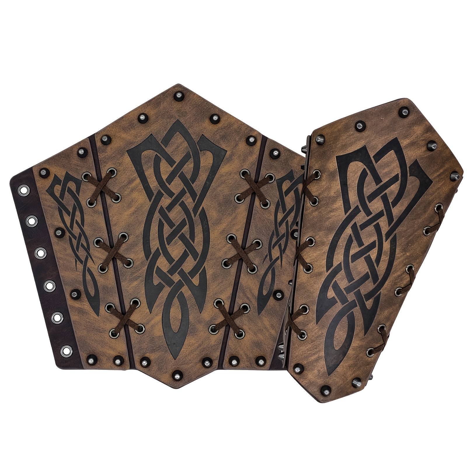 1 Set Viking Medieval Renaissance Costume Set Embossed Buckle Belt Pouch Arm  Bracers Retro Pu Leather Warrior Props For Larp Cosplay, Shop On Temu And  start Saving