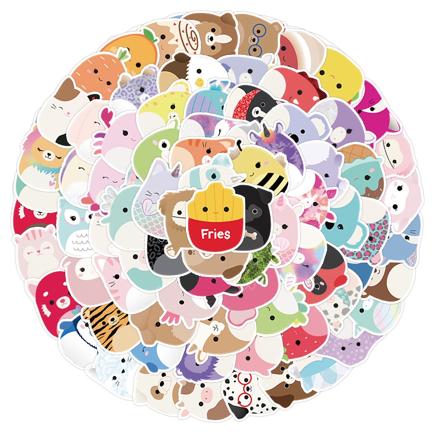 Crystal Stickers Pack Cute Cartoon Vinyl Waterproof Stickers - Temu