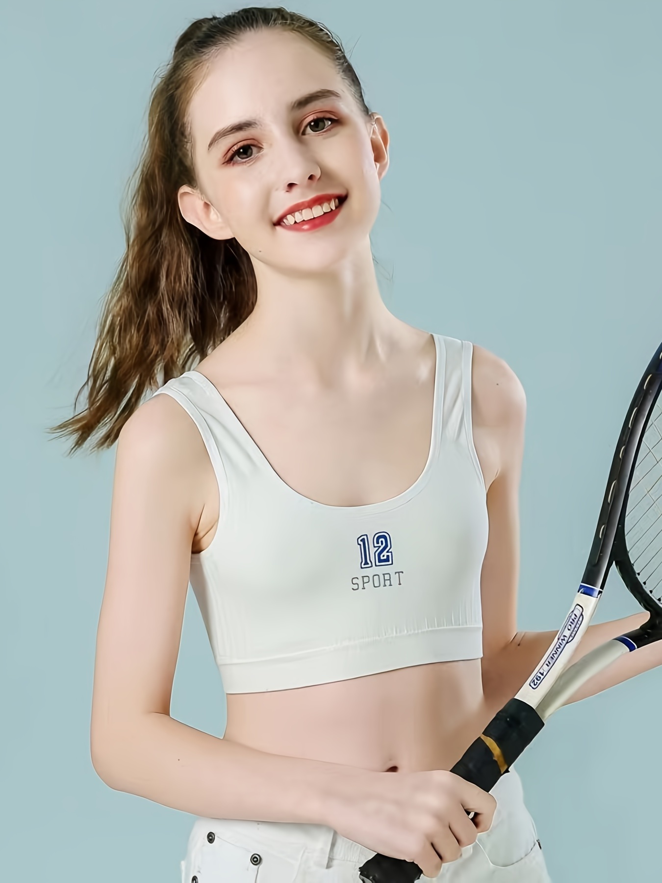 Girls Stretch Sports Bras Comfortable Soft Bralette Cami Underwear For  Student Teens 6-13 Years Old - Temu New Zealand