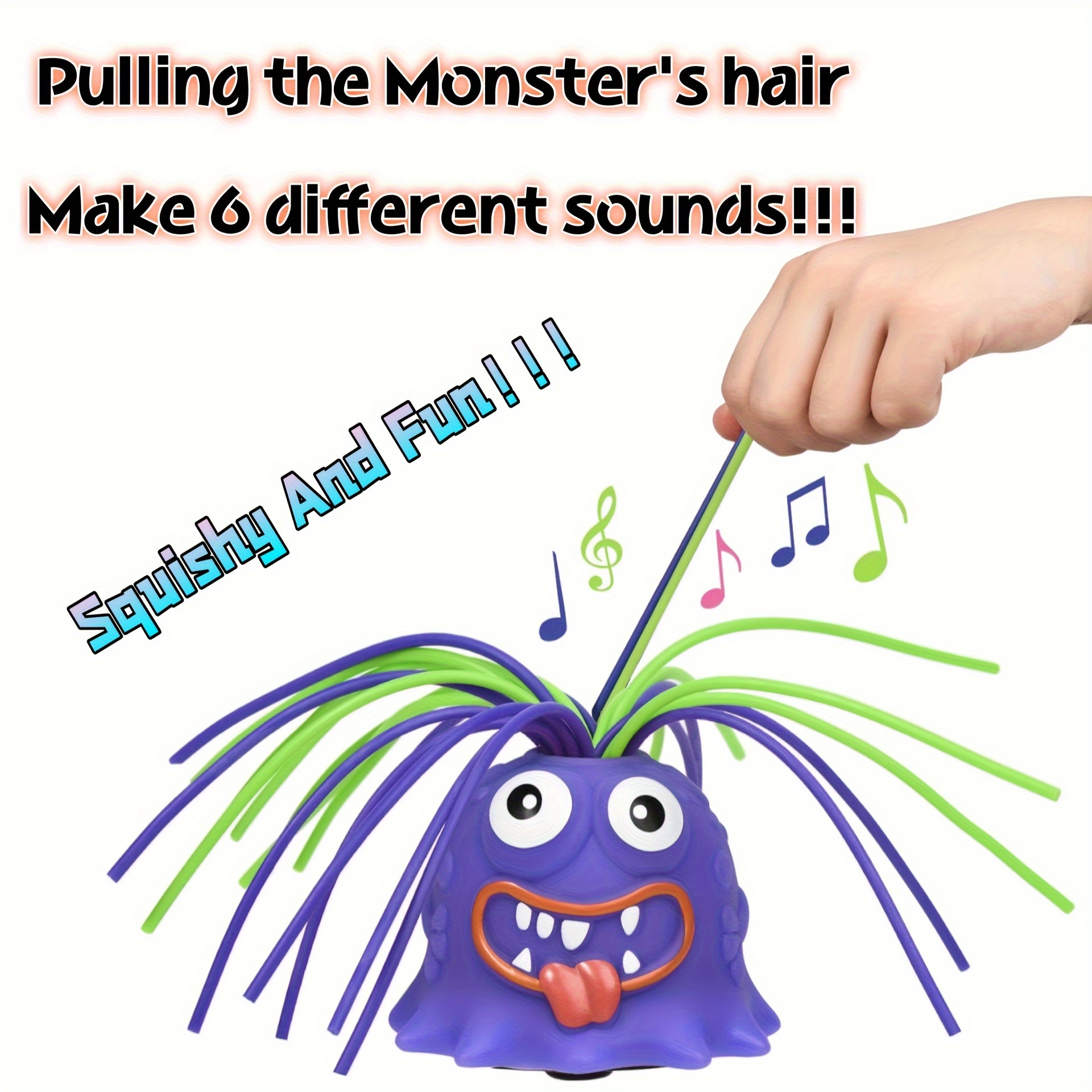 Screaming Monster Pull Hair Stress Fidgets Relief Anti - Temu Canada